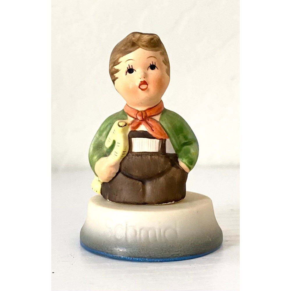 Vintage 1983 Schmid “Hark The Herald” Statuette Thimble Home Decor